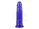 Delicado Roxo - Pênis Vinílico Cristal