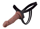 Mr. Shooter Brown Cyber-Pênis com Vértebra e Cinta