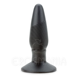 Plug Anal Preto Com Estrias - Maciço
