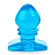 Plug Anal Maçaneta Cristal - Plug anal maciço (Imagem 1 de 7)
