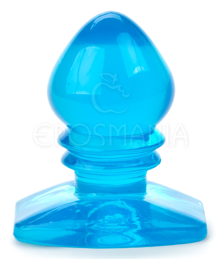 Plug Anal Maçaneta Cristal - Plug anal maciço
