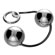 Colar Tailandês 2 Bolas Metal Cinza Metálico Hard (Imagem 1 de 2)