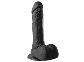 Prince of Pleasure Preto - Pênis com Ventosa