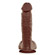 Nacho Marrom com Ventosa - Pênis realístico - 24cm (Imagem 2 de 2)