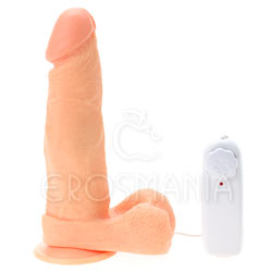 Majestade com Vibro e Ventosa - Pênis vibrador
