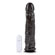 Pênis Real 11" Preto - Ventosa e Vibrador (Imagem 1 de 2)