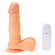 Prótese 6" Pele - Escroto, Vibrador e Ventosa (Imagem 1 de 2)