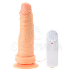 Tesão 6" Vibro e Ventosa - Pênis realistico