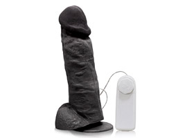Rocco Preto Vibrador com Ventosa - Pênis Grosso