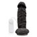 Rocco Preto Vibrador com Ventosa - Pênis Grosso (Imagem 2 de 2)