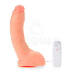 Bengala com Ventosa e Vibrador - Pênis Gigante
