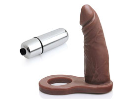 Anel Companheiro Vibrador Pequeno Marrom Anel Companheiro Vibrador Pequeno Marrom
