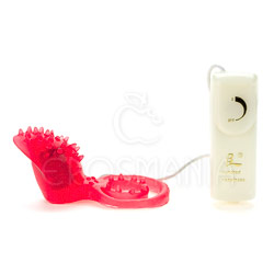 Anel duplo com Estimulador e Vibrador - Gel
