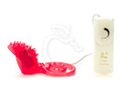 Anel duplo com Estimulador e Vibrador - Gel