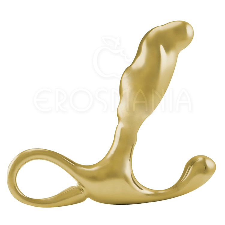 Massageador de Próstata em Metal - Dourado