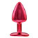 Heart Plug Anal Metal Vermelho - Coração Rosa (Imagem 2 de 3)