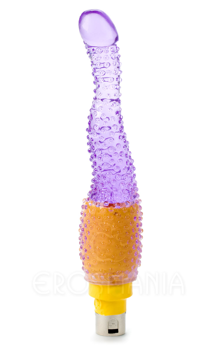 Pênis Winding Purple conector XLR -Máquina do Sexo