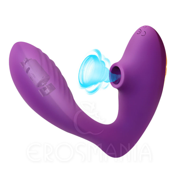 Estimulador por Sucção com Vibrador - Silicone