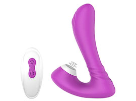 S-Hande Grey-RCT Purple - Estimulador com sucção