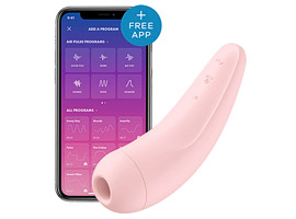 Satisfyer Curvy 2+ Rose - Controle APP - Sugador