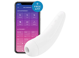 Satisfyer Curvy 2+ Branco - Controle APP - Sugador