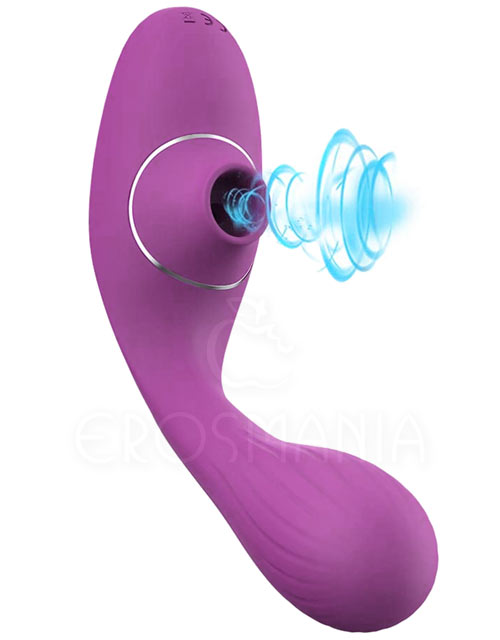 Dina Purple - Suck and Bend Vibrator - Sugador