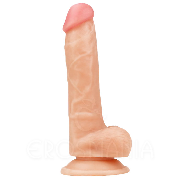 8" The Ultra Soft Dude - Pênis com Ventosa