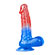 Dazzle Studs 7.5" II - Pênis Duocolor - Silicone (Imagem 1 de 4)