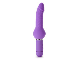 Silicone Fantasy Bliss Purple - Pênis 10 funções