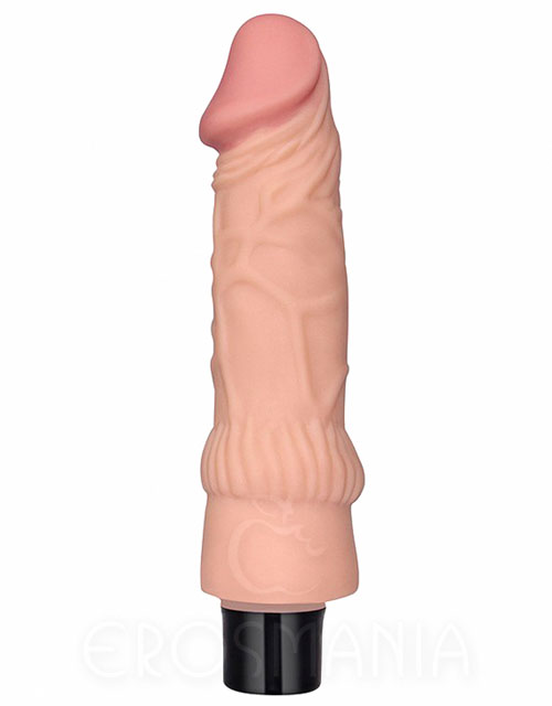 Real Softee 7.8" Long - Pênis 10 vibrações