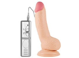 Real Extreme 7.0" long -Pênis vibrador com ventosa