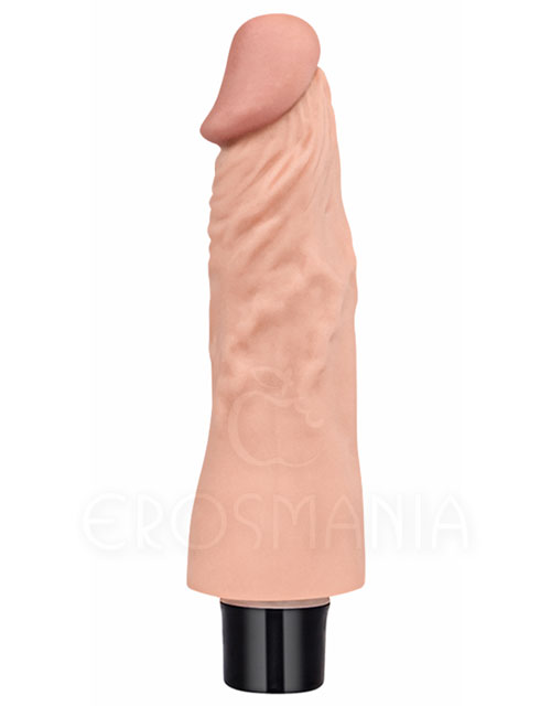 Real Softee Long 7" Dong - Pênis 10 vibrações