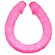 Double Dones Pink - Pênis duplo de Jelly (Imagem 1 de 3)