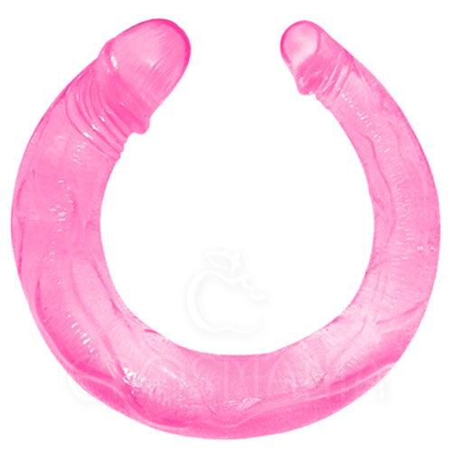 Double Dones II Pink - Pênis duplo de Jelly
