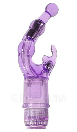 Crystal Naughty Rabbit - Vibrador feminino duplo