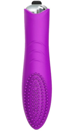 Silicone Bristles Vibrating Massager - 10 funções