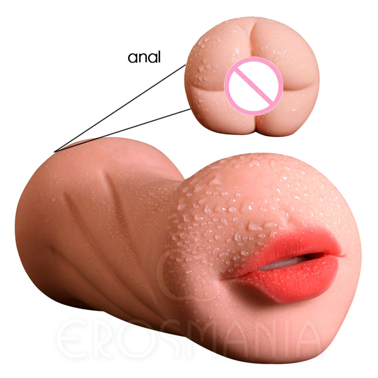 Ultra Realista - Boca e Ânus - Cyberskin