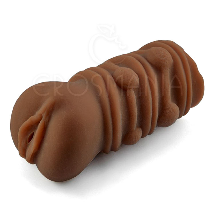 Juicy Toys Cyberskin Stroker Brown - Masturbador