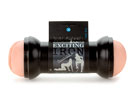 Dual Channel Exciting Iron Black - Vagina e Ânus