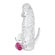 Silicone Vibrating Sleeve Clair - Capa excitante (Imagem 1 de 2)