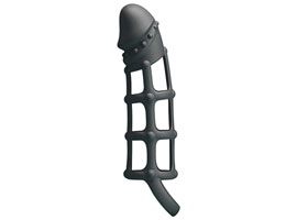 Pretty Love Penis Sleeve w/ Balls Strap - Silicone