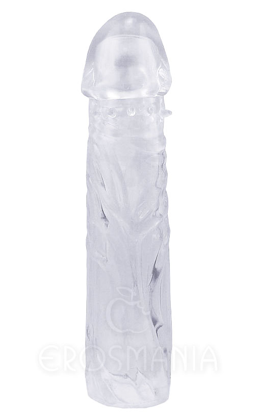 Silicone Enlarge Delay Sleeve - Capa peniana