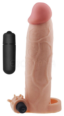Perfect Tick Sleeve 3" Flesh - Capa com Vibrador