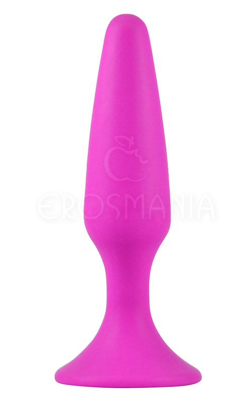 Butt Plug Slim 4,5" Pink - Plug Anal de Silicone