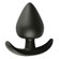 Medium Anal Plug Black - Plug anal de Silicone (Imagem 1 de 2)