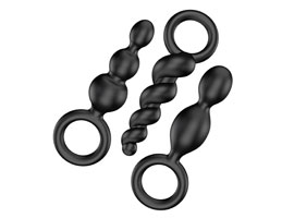 Satisfyer Plugs - Kit com 3 Plugs Anais Silicone