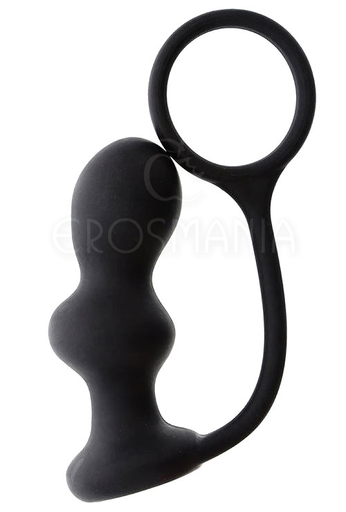 Buttplug Dual Ass 4"- Silicone - Plug com anel