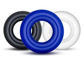 Power Plus Cock Ring II - Kit com 3 anéis penianos