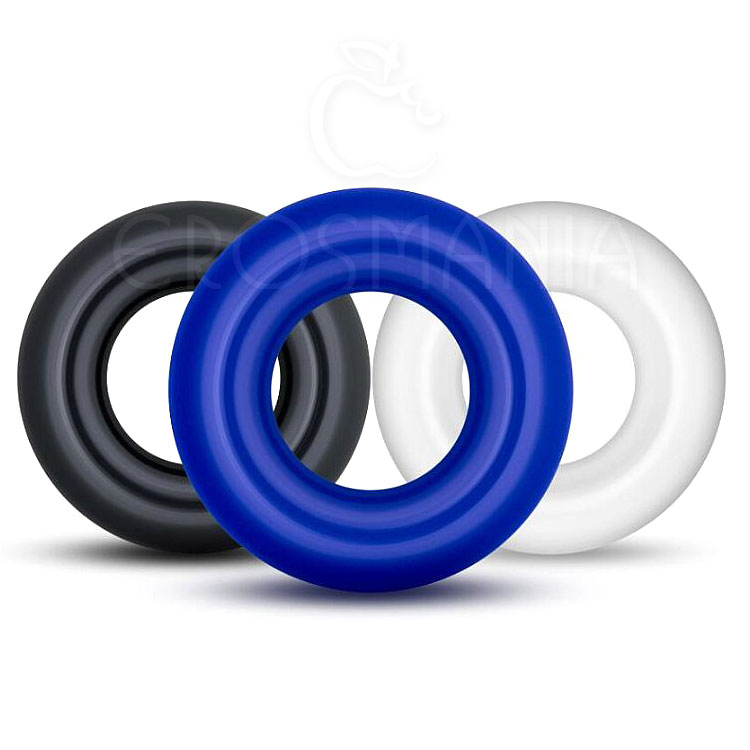 Power Plus Cock Ring II - Kit com 3 anéis penianos