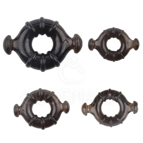 Rudder Cock Rings - Kit com e anéis penianos